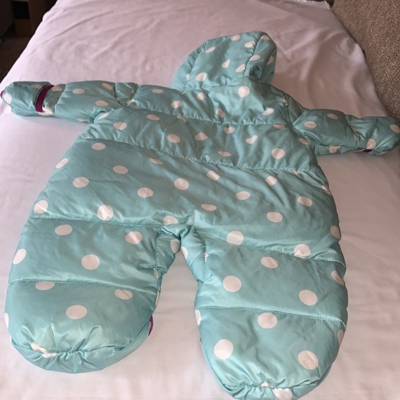 BNWOT Infant Polka Dot Snow Suit by Columbia 6mo - Picture 7 of 8